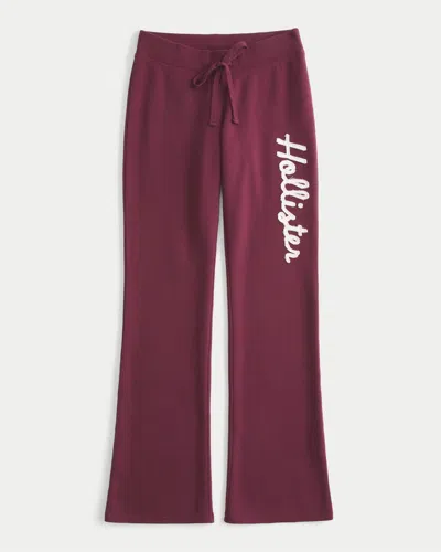 Hollister Logo Graphic Boot Sweatpants