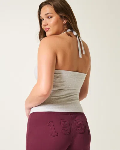 Hollister 1994 Graphic Bootcut Sweatpants In Burgundy