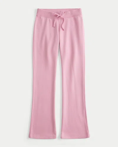 Hollister Bootcut Sweatpants In Pink