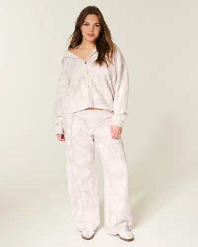 Hollister Camo Baggy Sweatpants In Neutral