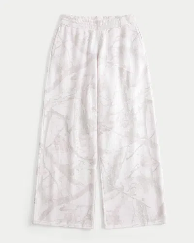 Hollister Camo Baggy Sweatpants In Neutral