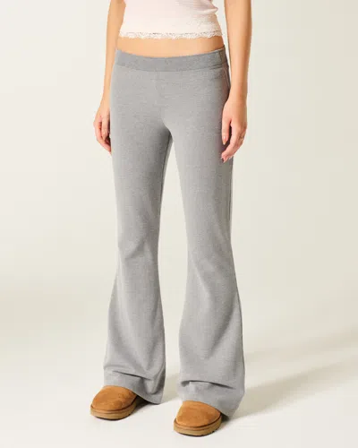 Hollister Flare Sweatpants In Gray