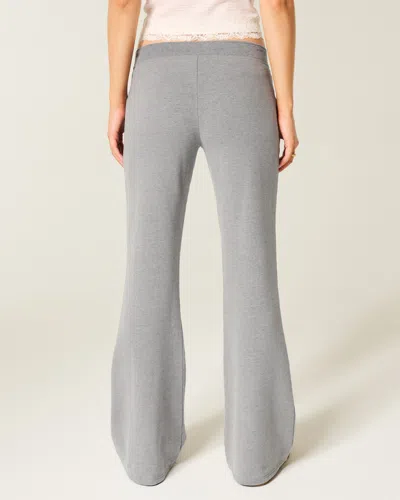 Hollister Flare Sweatpants In Gray