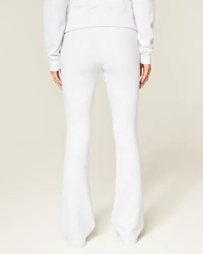 Hollister Bootcut Sweatpants In White
