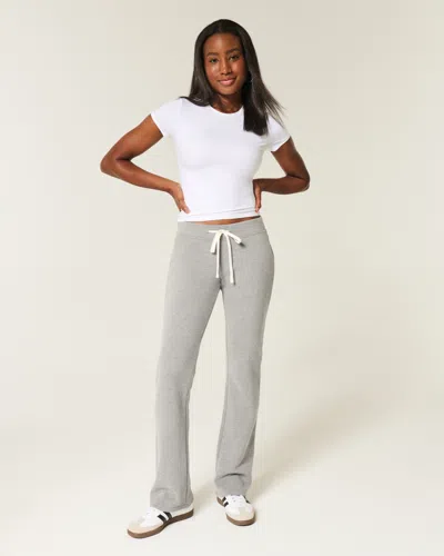 Hollister Bootcut Sweatpants In Gray