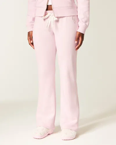 Hollister X Crocs Bootcut Sweatpants In Pink