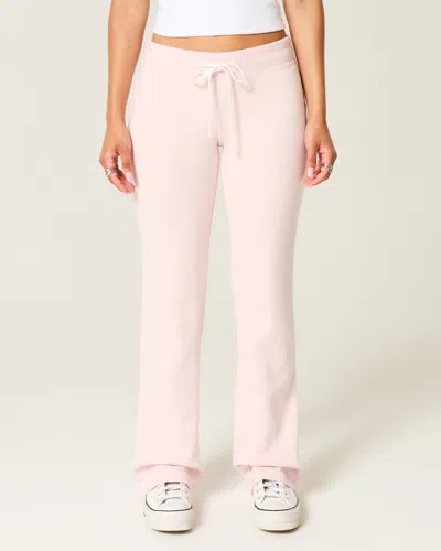 Hollister Bootcut Sweatpants In Pink