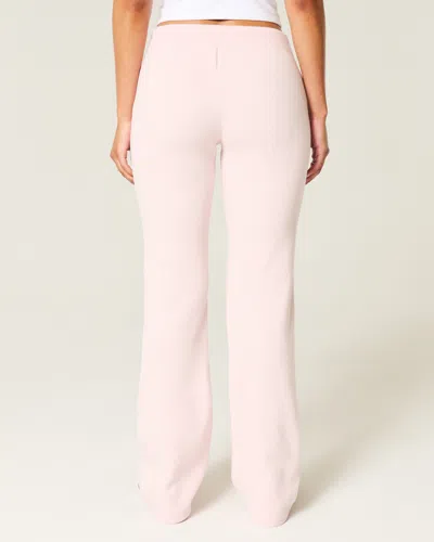 Hollister Bootcut Sweatpants In Pink