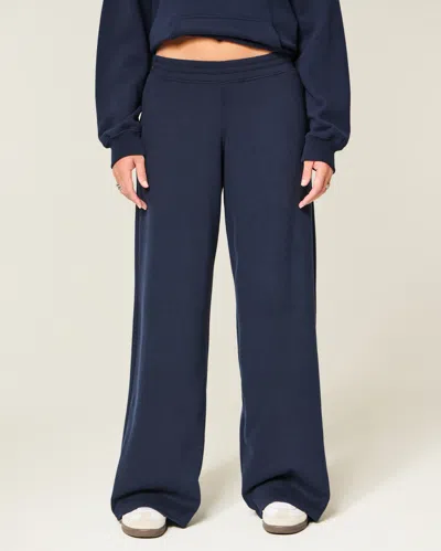 Hollister Baggy Sweatpants In Blue