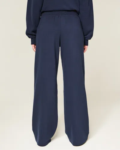 Hollister Baggy Sweatpants In Blue