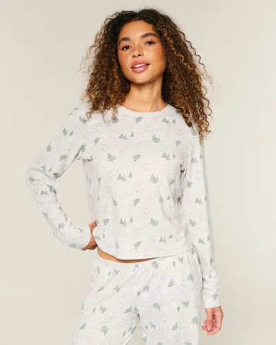 Hollister Always Cozy Long-sleeve Top In White