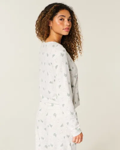 Hollister Always Cozy Long-sleeve Top In White