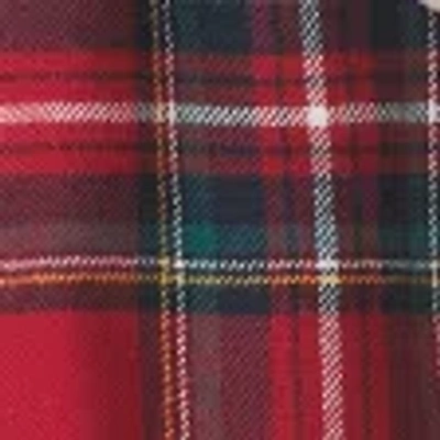 Hollister Holiday Vault Release Satin Tie Flannel Mini Shorts In White