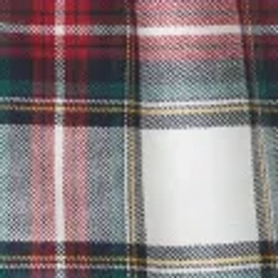 Hollister Holiday Vault Release Satin Tie Flannel Mini Shorts