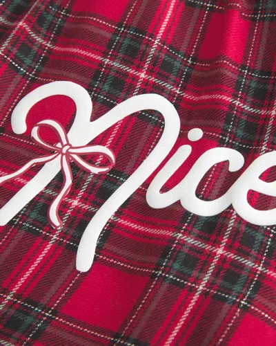 Hollister Flannel Boxer Shorts In Neutral