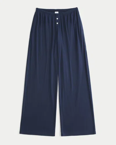 Hollister Always Cozy Pointelle Wide-leg Boxer Pants