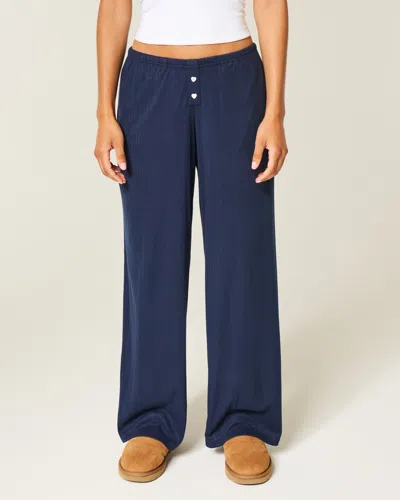 Hollister Always Cozy Pointelle Wide-leg Boxer Pants