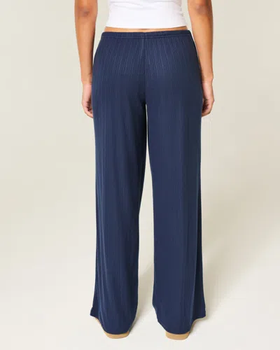Hollister Always Cozy Pointelle Wide-leg Boxer Pants