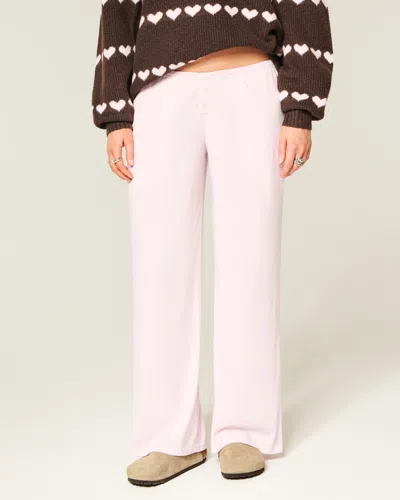 Hollister Always Cozy Pointelle Wide-leg Boxer Pants