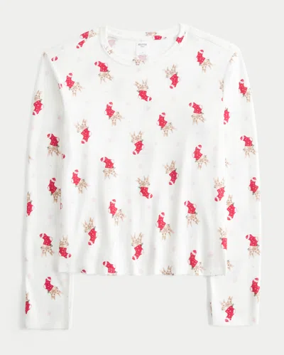 Hollister Always Cozy Long-sleeve Top In White