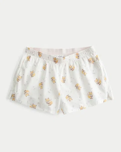 Hollister Oxford Boxer Shorts In Multi