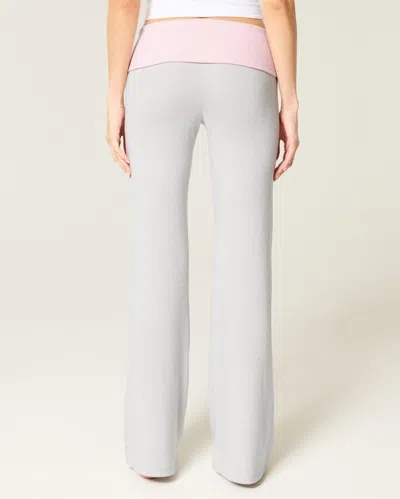 Hollister Always Cozy Knit Foldover Waist Flare Pants
