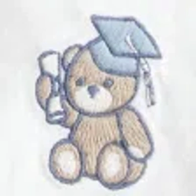 Hollister Short-sleeve Grad Bear Sleep Shirt In White