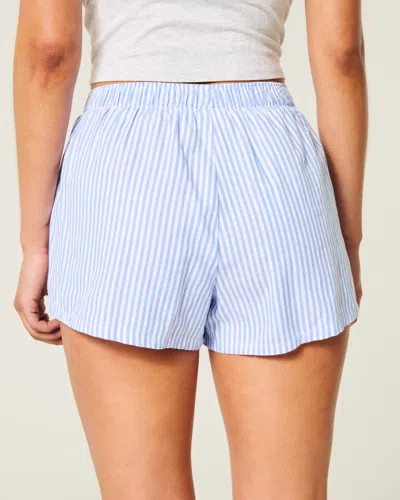 Hollister Logo Boxer Shorts In White