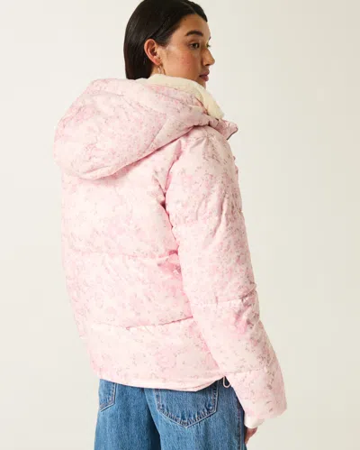 Hollister Faux Fur-lined All-weather Puffer Jacket