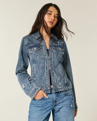 Hollister Class Of '26 Graphic Denim Jacket