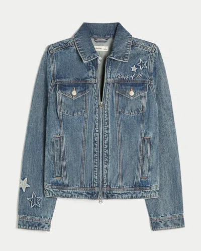 Hollister Class Of '26 Graphic Denim Jacket