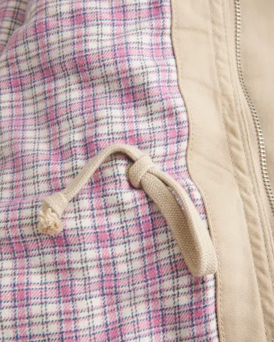 Hollister Twill Y2k Military Jacket In Neutral