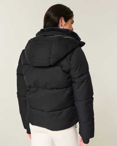 Hollister Faux Fur-lined Puffer Jacket