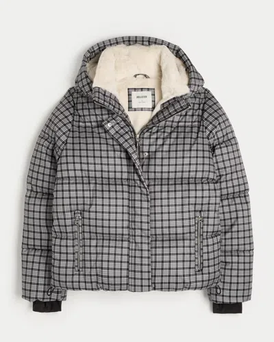 Hollister Faux Fur-lined Puffer Jacket