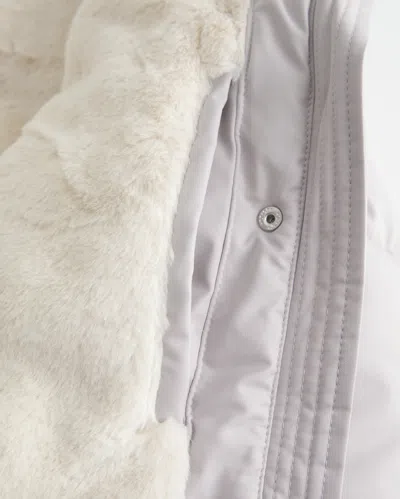 Hollister Faux Fur-lined All-weather Puffer Jacket