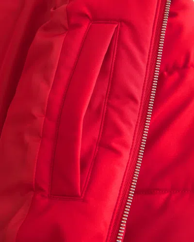 Hollister Zip-up Pattern Puffer Jacket