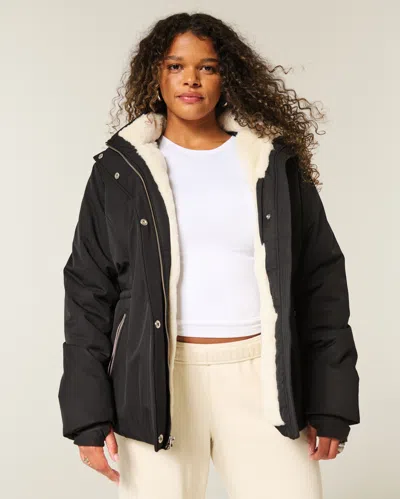 Hollister Faux Fur-lined All-weather Jacket
