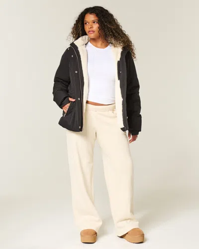 Hollister Faux Fur-lined All-weather Jacket