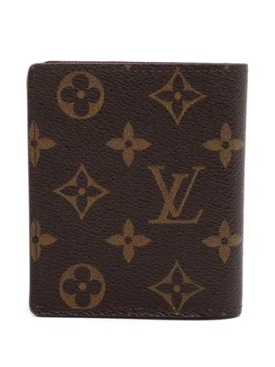 Pre-owned Louis Vuitton 2007 Monogram Wallet In Brown