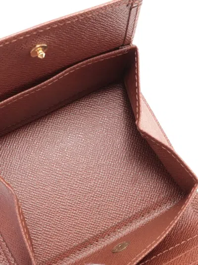 Pre-owned Louis Vuitton 2007 Monogram Wallet In Brown