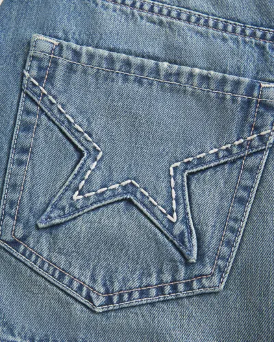 Hollister Embroidered Star Pocket Denim Mini Skort