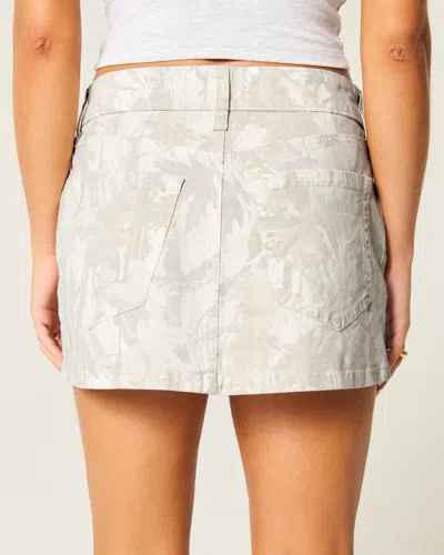 Hollister Twill Camo Mini Skirt