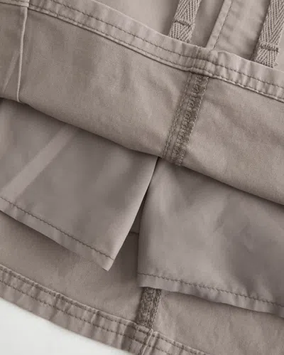 Hollister Pleated Mini Skirt In Brown