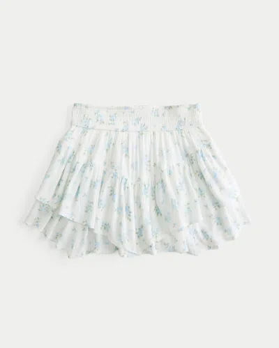Hollister Asymmetrical Hem Tiered Mini Skort