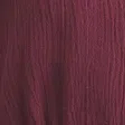 Hollister Crinkle Shine Flyaway Babydoll Top In Red