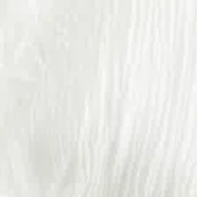 Hollister Crinkle Shine Flyaway Babydoll Top In White