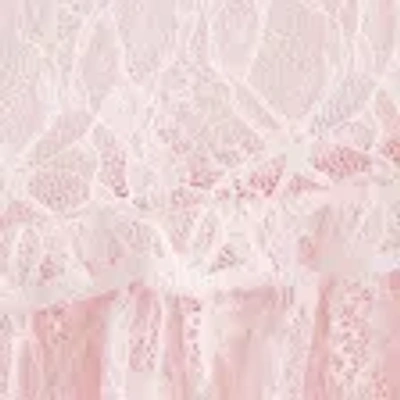 Hollister Lace Ruffle Top In Pink