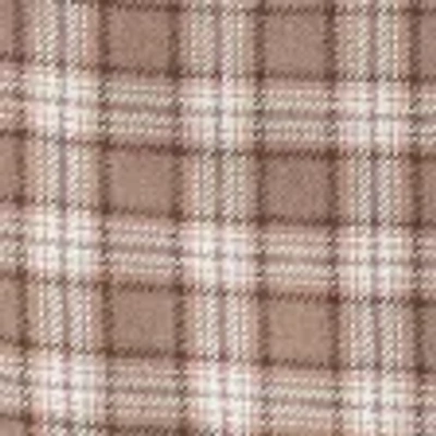 Hollister Oversized Flannel Shirt In Neutral