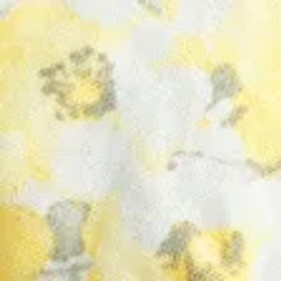 Hollister Linen-blend Tie-front Peplum Top In Multi