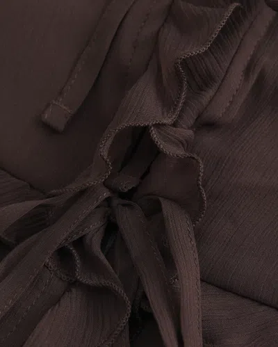 Hollister Chiffon Ruffle Cami In Black